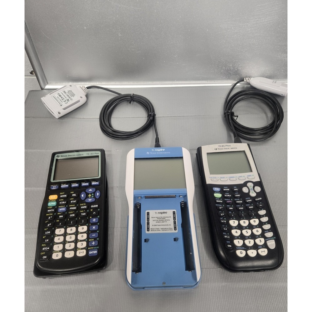 Lot of 3 TI-83 Plus TI-84 Plus CE TI Nspir TI Calcutors PARTS/REPAIR